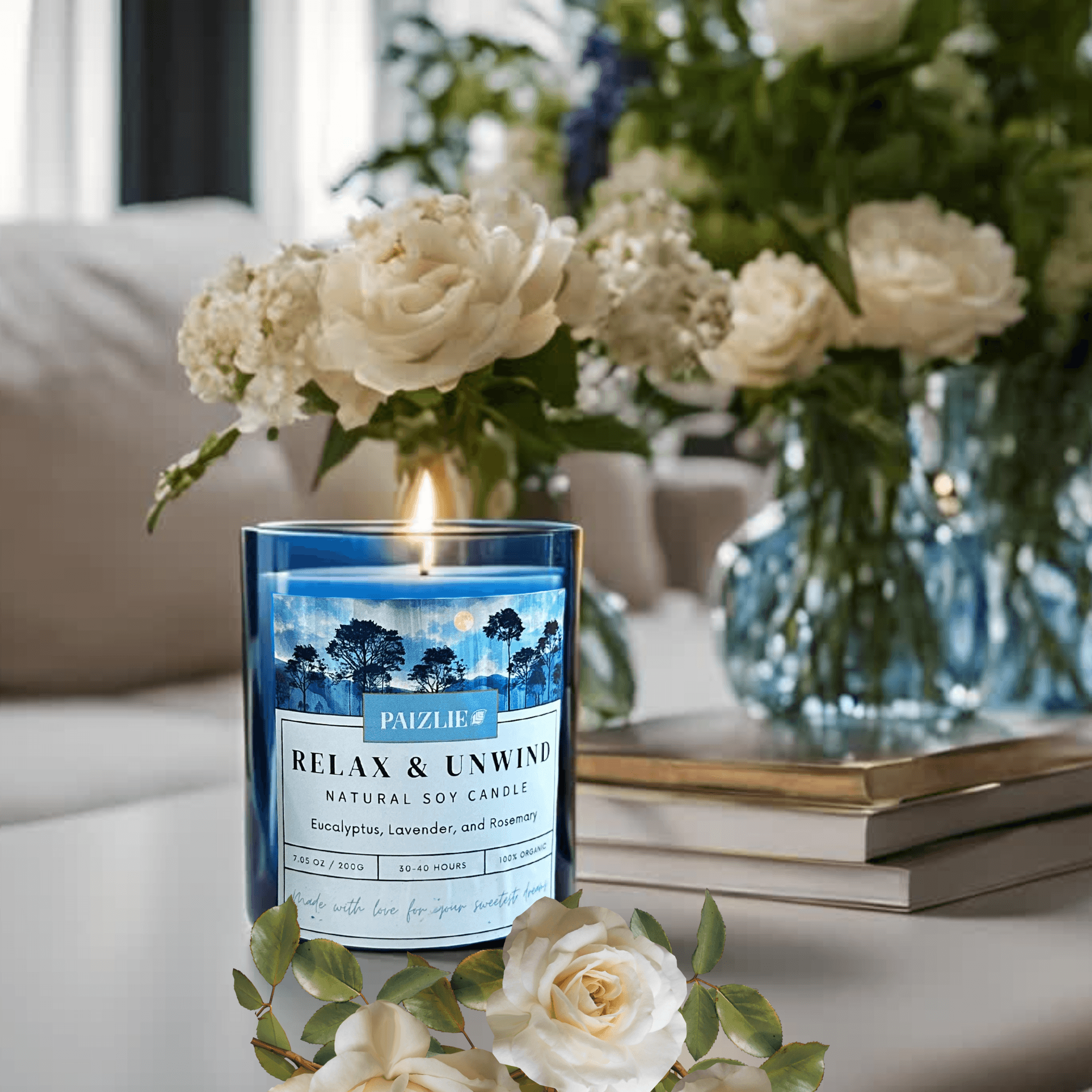 Paizlie Candle Gift Set: Sweet Dreams & Relax & Unwind Soy Candles - paizlie