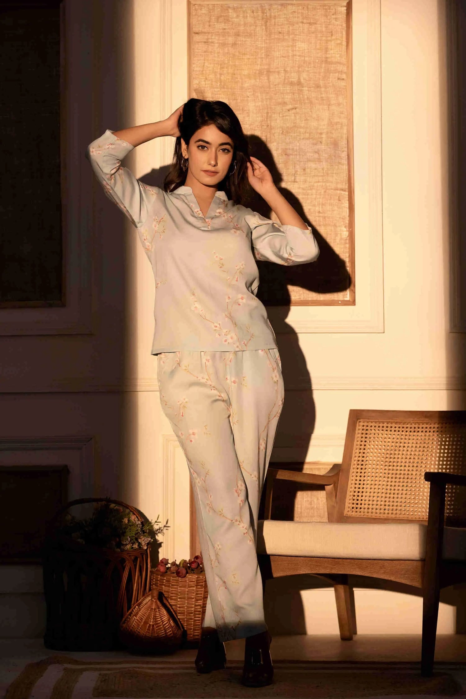 Floral Dreams Loungewear | 100% Tencel Fabric | Women - paizlie
