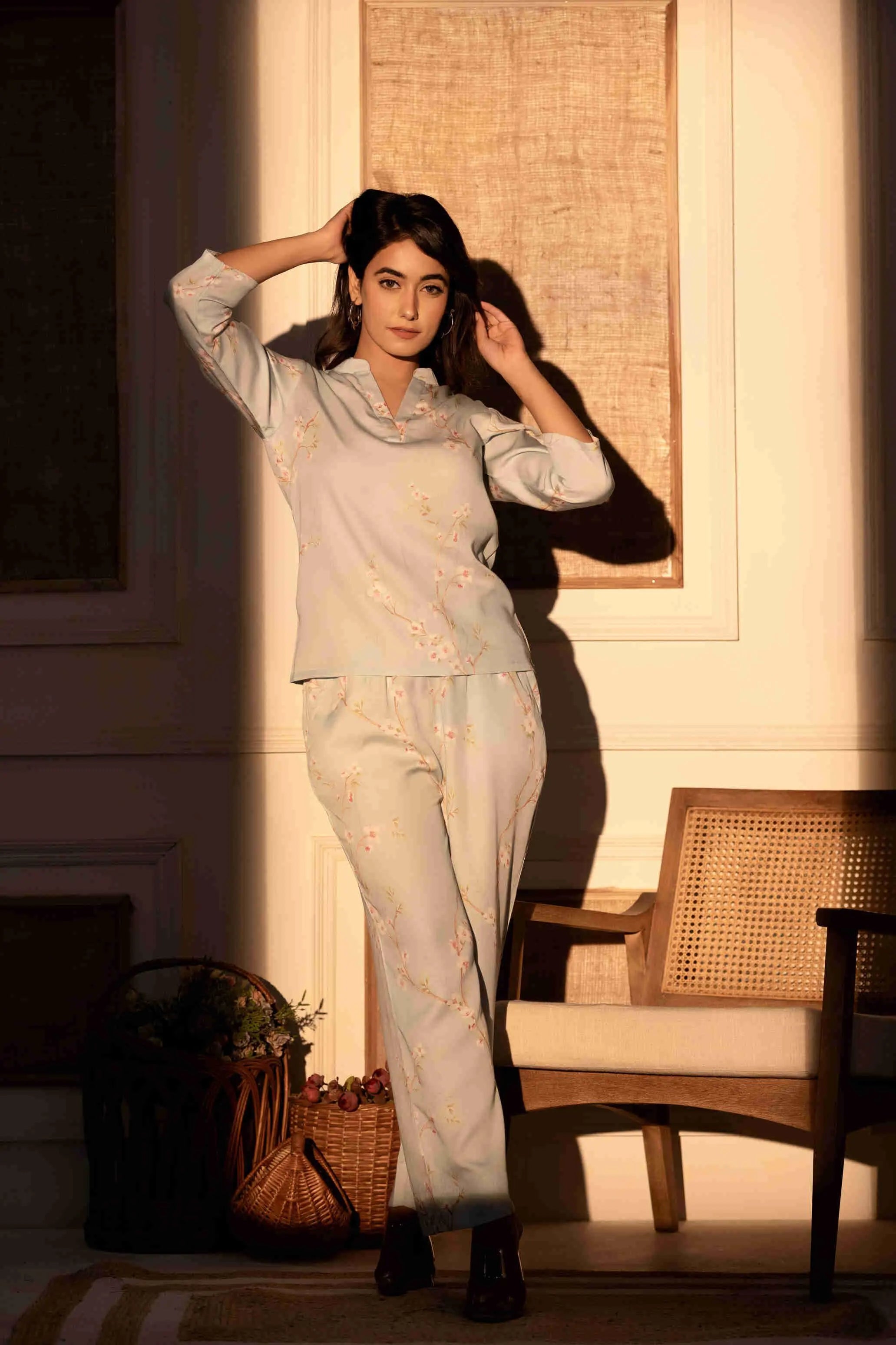 Floral Dreams Loungewear | 100% Tencel Fabric | Women - paizlie