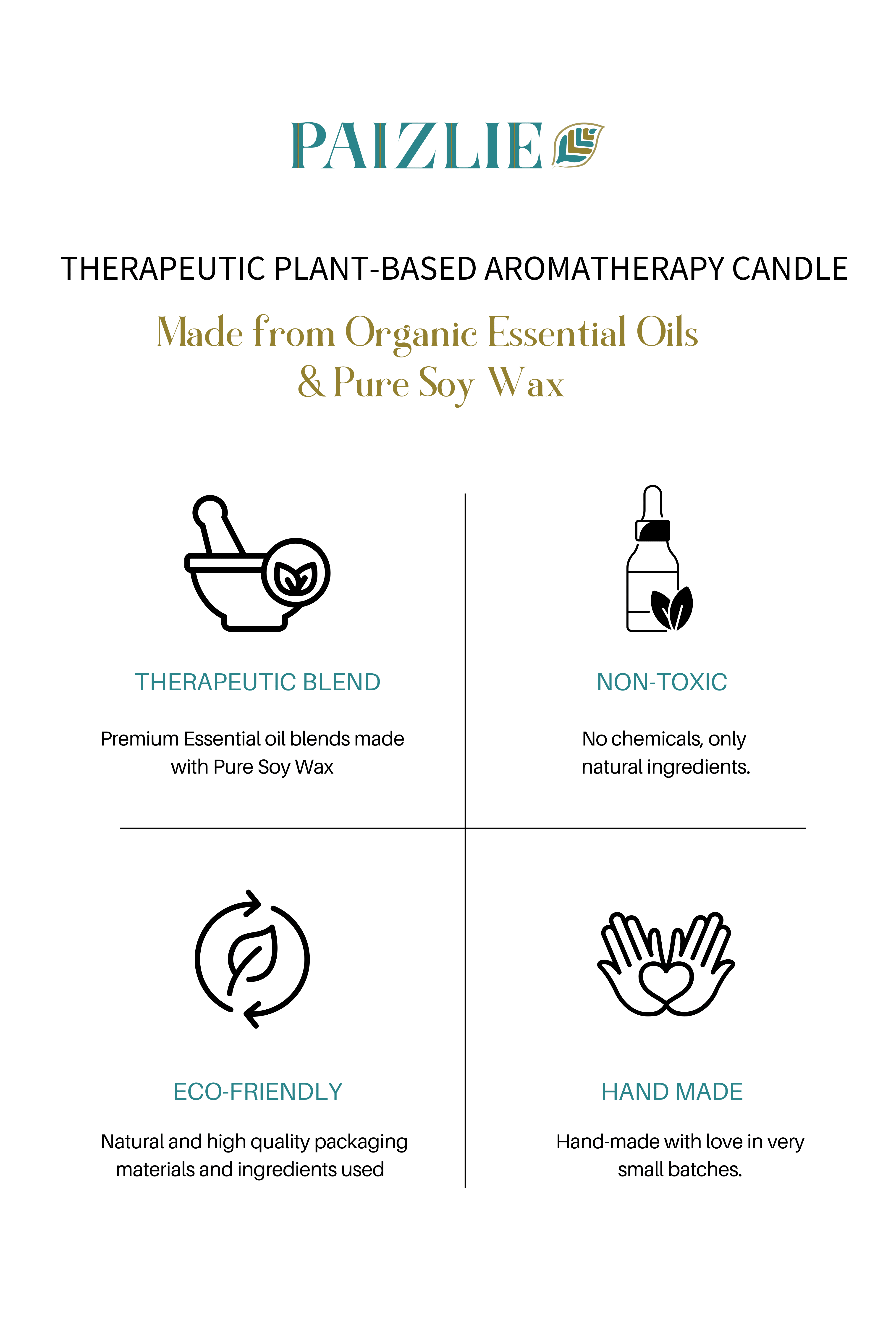 SereniTea | Blend of Mushrooms, Herbs and Flowers | Soothes and Calms - paizlie