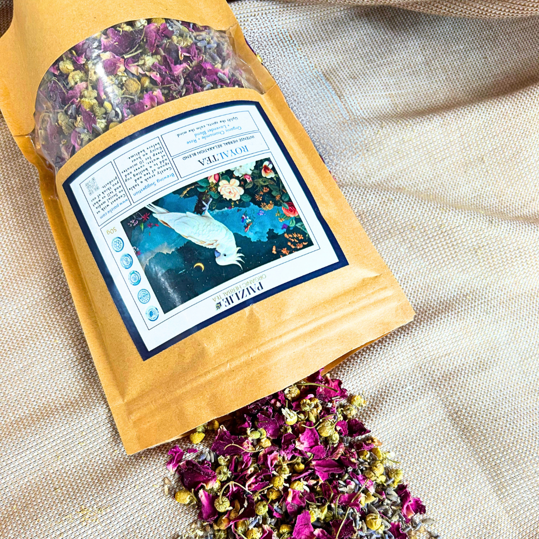 RoyalTea | Organic Herbal Tea | Chamomile, Rose, &amp; Lavender Blend