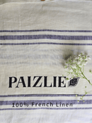 Blue Stripes | 100% Natural European flax Linen Bedsheets | Set of 4 - paizlie