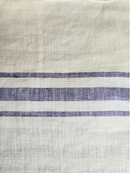Blue Stripes | 100% Natural European flax Linen Bedsheets | Set of 4 - paizlie