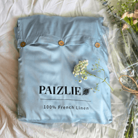 100% Bamboo Blue Solid Bedding Set | Set of 4 - paizlie
