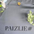100% Bamboo Metal Grey with White Stripe Bedding Set | Set of 4 - paizlie