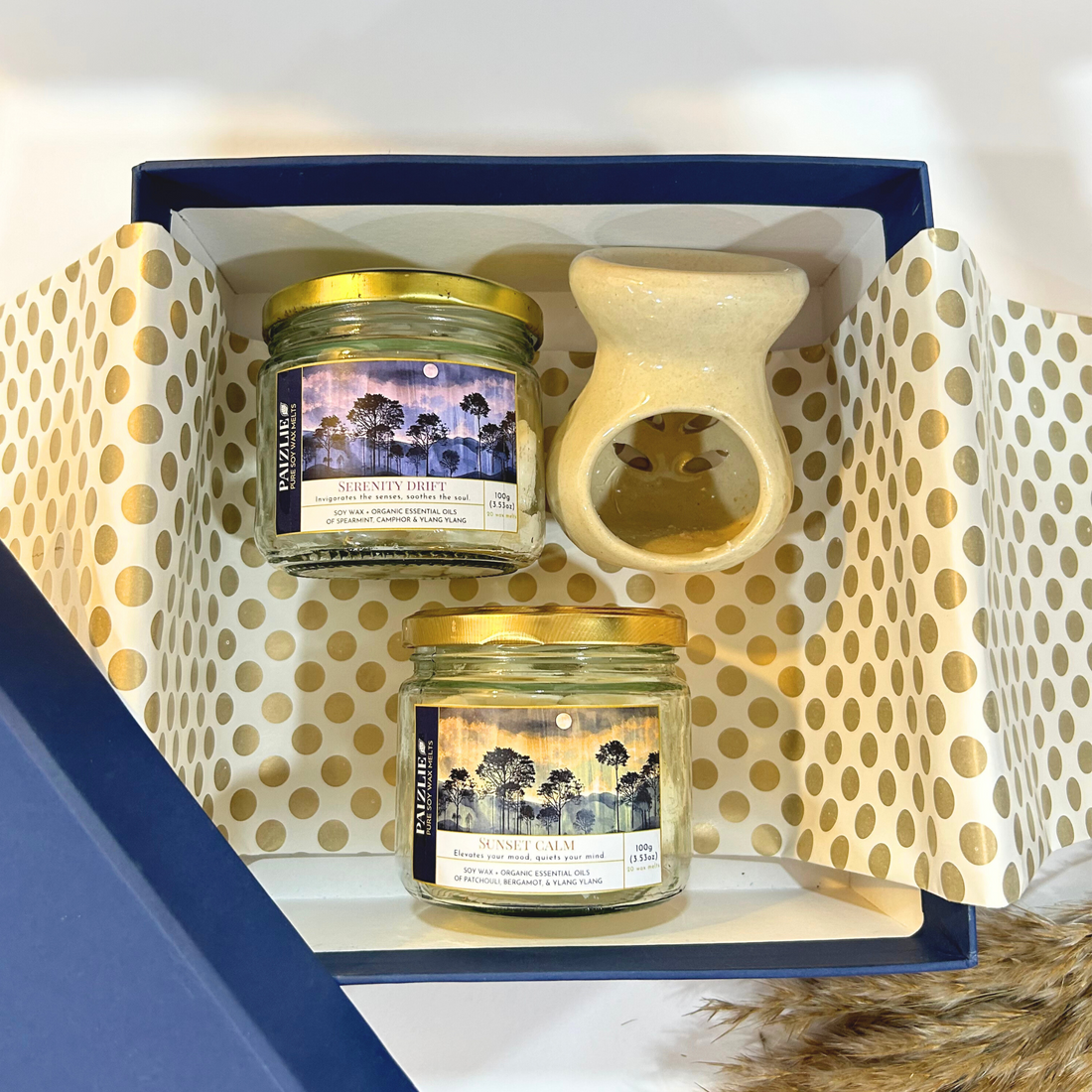 Diwali Gift Box: SunSet Calm &amp; Serenity Drift Wax Melts