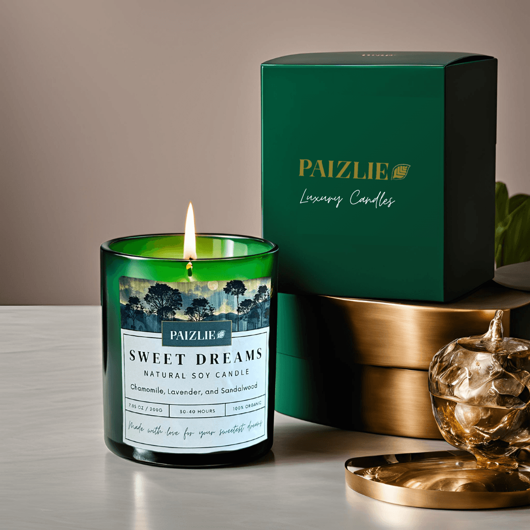 Diwali Gift Box: TranquiliTea, Sweet Dreams Candle & Serenity Drift Roll On
