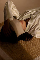 Weighted flax & Lavender Cotton Pillow | Eye Mask - paizlie