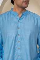 Ocean Waves Loungewear| Mulberry Silk | Men Pajama - paizlie