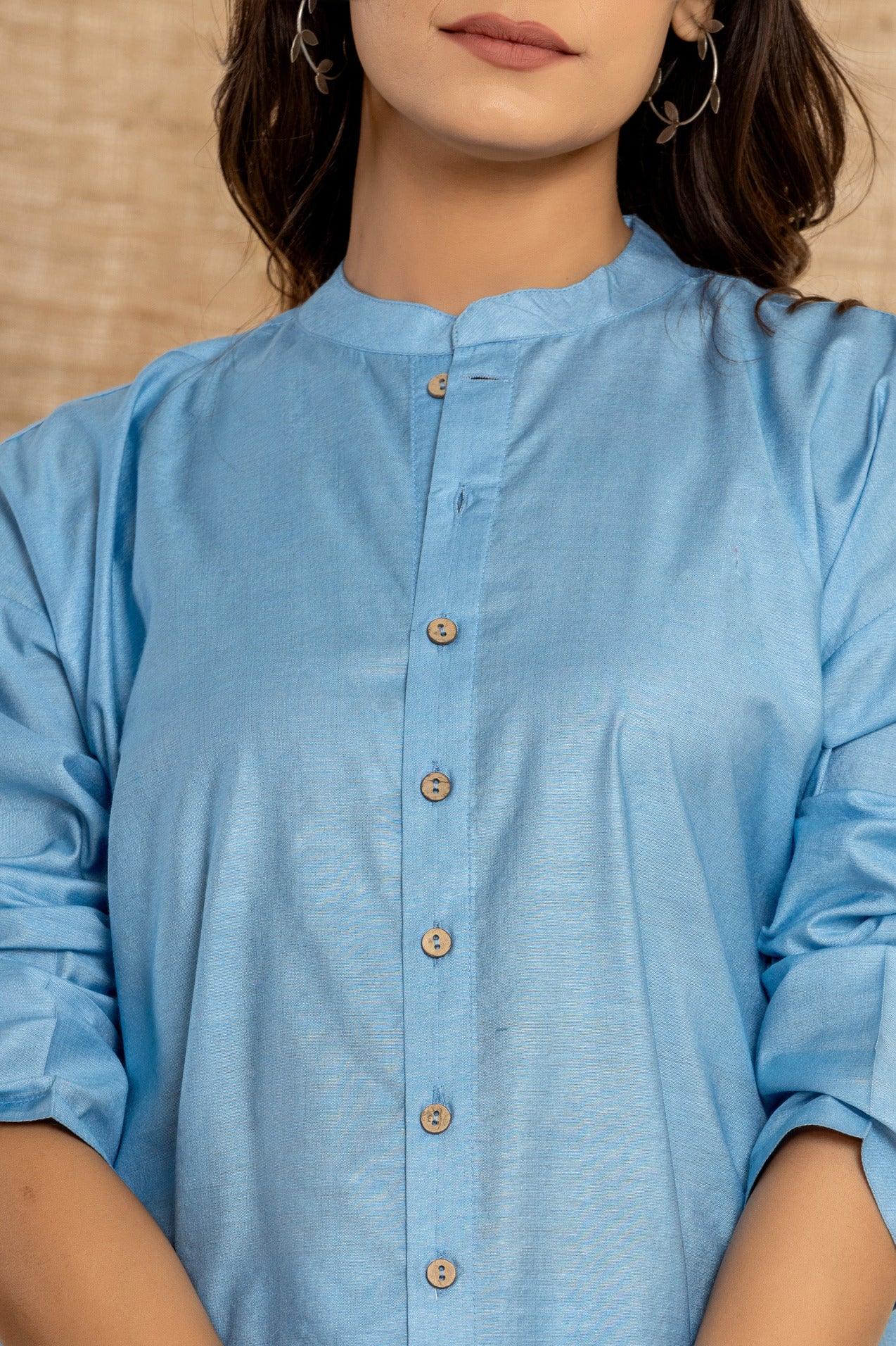 Ocean Waves Loungewear| Mulberry Silk | Women Loungewear - paizlie