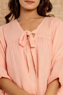 Fuzzy Peach Loungewear | Organic Cotton | Women - paizlie