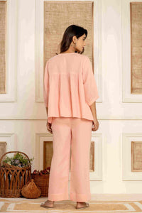 Fuzzy Peach Loungewear | Organic Cotton | Women - paizlie